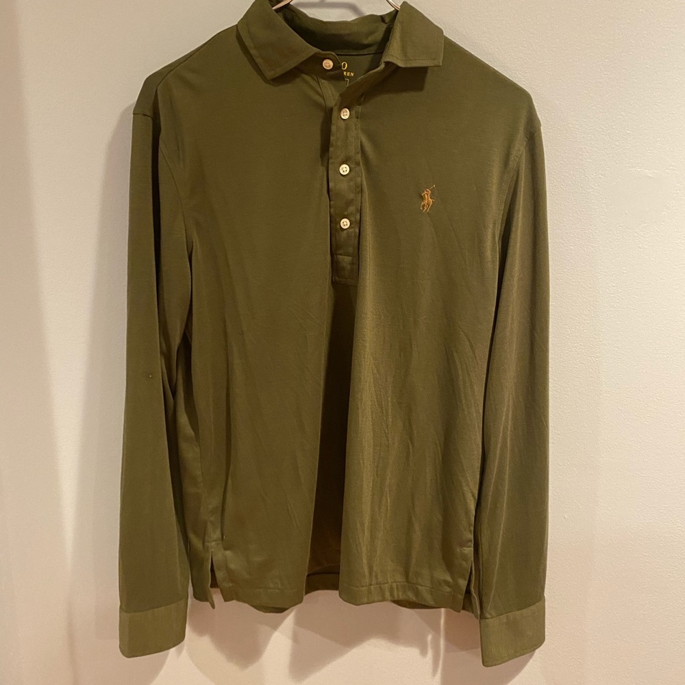 Polo By Ralph Lauren Long Sleeve Performance Polo.